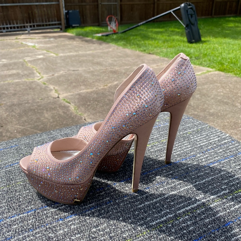 Bakers Rhinestone Heels - Picture 3 of 3